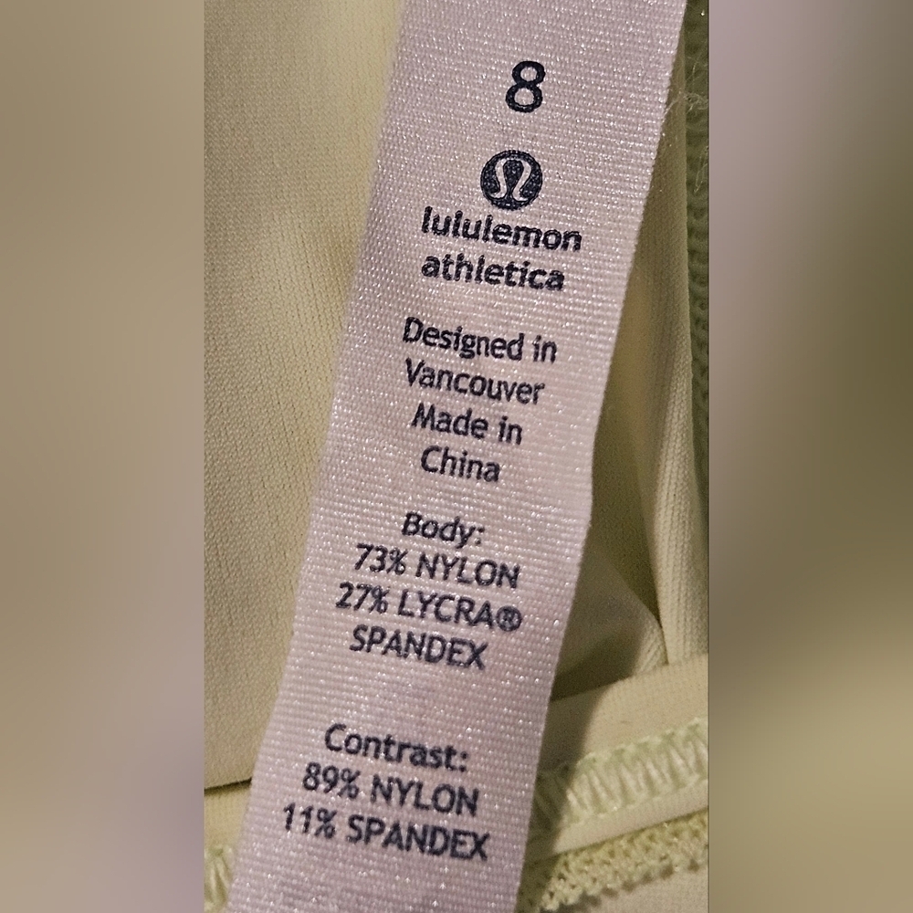 Lululemon Sculpt Tank Clear Mint Size 8 Mesh Back Lightweight Run Top - Picture 11 of 11